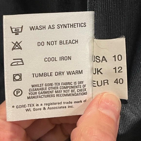 Vintage Pro Quip Gore-Tex English Schaeffer Golf Plaid Tartan and Navy Jacket 10 - Picture 7 of 11